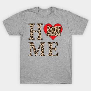 Oregon Home Leopard Print T-Shirt